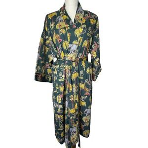 The Shop Beautiful Living Safari Robe‎ One Size Green/Yellow
